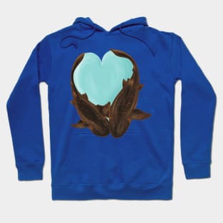 Cuddling Nurse Sharks Hoodie